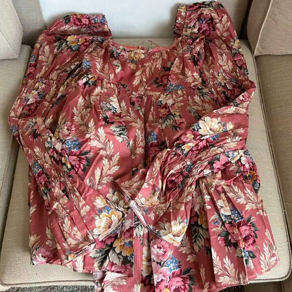 Selkie The Autumn Raphaelite Puff Mini Dress Small - Picture 3 of 9